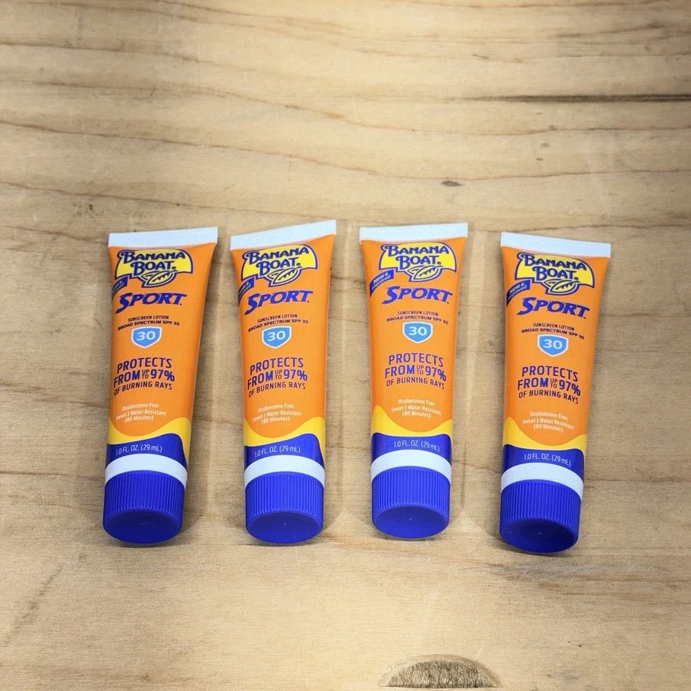 Banana Boat Sport Ultra Sunscreen Lotion SPF 30 Pack of 24 Travel Size EXP 02/28